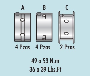 COJINETES DE BANCADA MORESA